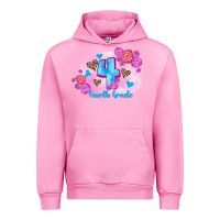 Fuchsia Pink back to school flowers fourth grade 3200x2400 Urban Hoodie - AdoDesignShop