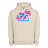 Pigment French Oak back to school flowers fourth grade 3200x2400 Urban Hoodie - AdoDesignShop