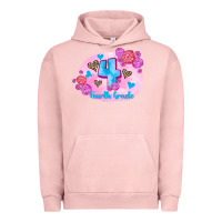 Pigment Salmon back to school flowers fourth grade 3200x2400 Urban Hoodie - AdoDesignShop