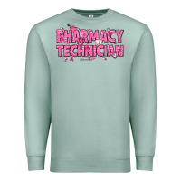 Seafoam Breast Cancer Pharmacy Technician Premium Sweatshirt - texasbilliewilder