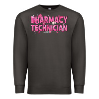 Smoke Breast Cancer Pharmacy Technician Premium Sweatshirt - texasbilliewilder