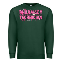 Sports Green Breast Cancer Pharmacy Technician Premium Sweatshirt - texasbilliewilder