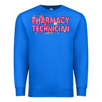 True Royal Breast Cancer Pharmacy Technician Premium Sweatshirt - texasbilliewilder