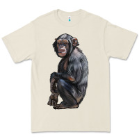 Bone Chimpanzee Illustrations Premium Tee - LillyAllenDesigns