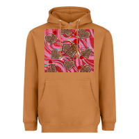 Meerkat valentine's day hearts bow and arrow Heavyweight Hoodie - RanaPortraitStore