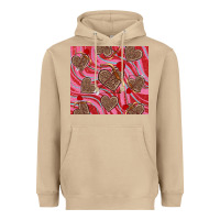 Mushroom valentine's day hearts bow and arrow Heavyweight Hoodie - RanaPortraitStore