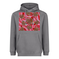Storm valentine's day hearts bow and arrow Heavyweight Hoodie - RanaPortraitStore