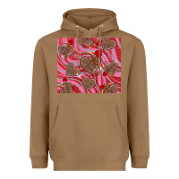 Toasted Coconut valentine's day hearts bow and arrow Heavyweight Hoodie - RanaPortraitStore
