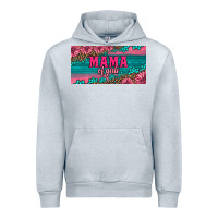 Heather Grey pink roses mama of girls license plate Urban Hoodie - Artiststas