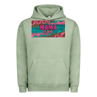 Pigment Oil Green pink roses mama of girls license plate Urban Hoodie - Artiststas