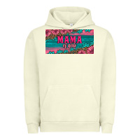Pigment Pistachio pink roses mama of girls license plate Urban Hoodie - Artiststas