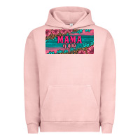 Pigment Salmon pink roses mama of girls license plate Urban Hoodie - Artiststas