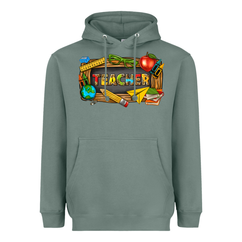 Teacher Heavyweight Hoodie by texasbilliewilder | Teevron