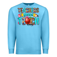 Ocean Blue teachers gonna teach Premium Sweatshirt - Zillion Design Studio