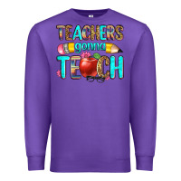 Purple teachers gonna teach Premium Sweatshirt - Zillion Design Studio