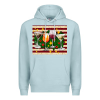 Blue Mist Christmas cocktail Premium Hoodie - AdoDesignShop
