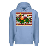 Colony Blue Christmas cocktail Premium Hoodie - AdoDesignShop