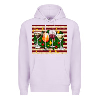 Lilac Christmas cocktail Premium Hoodie - AdoDesignShop