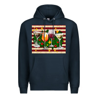Christmas Cocktail Premium Hoodie | Teevron