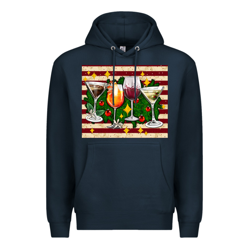 Christmas Cocktail Premium Hoodie by AdoDesignShop | Teevron