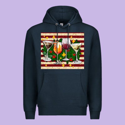 Christmas Cocktail Premium Hoodie Designed By Adodesignshop