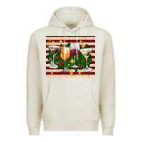 Oatmeal Heather Christmas cocktail Premium Hoodie - AdoDesignShop