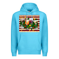 Ocean Blue Christmas cocktail Premium Hoodie - AdoDesignShop