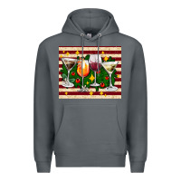 Rock Christmas cocktail Premium Hoodie - AdoDesignShop