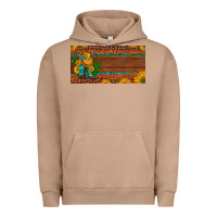 Pigment Burro custom cowboy boots sunflowers and cactus license plate Urban Hoodie - Artiststas