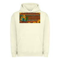 Pigment Pistachio custom cowboy boots sunflowers and cactus license plate Urban Hoodie - Artiststas