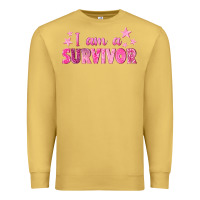 I Am A Survivor Breast Cancer Premium Sweatshirt | Teevron