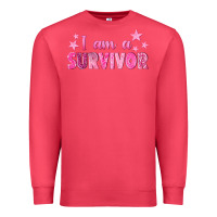 Cardinal I Am a Survivor Breast Cancer Premium Sweatshirt - texasbilliewilder