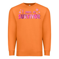 Carrot I Am a Survivor Breast Cancer Premium Sweatshirt - texasbilliewilder