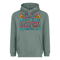 Sage proud member of the sarcasm appreciation club Heavyweight Hoodie - Zillion Design Studio