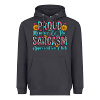 Smoke proud member of the sarcasm appreciation club Heavyweight Hoodie - Zillion Design Studio