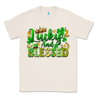 Natural lucky and blessed Classic Tee - FaDigitalArtStudio