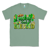 Sage lucky and blessed Classic Tee - FaDigitalArtStudio