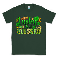 Sports Green lucky and blessed Classic Tee - FaDigitalArtStudio