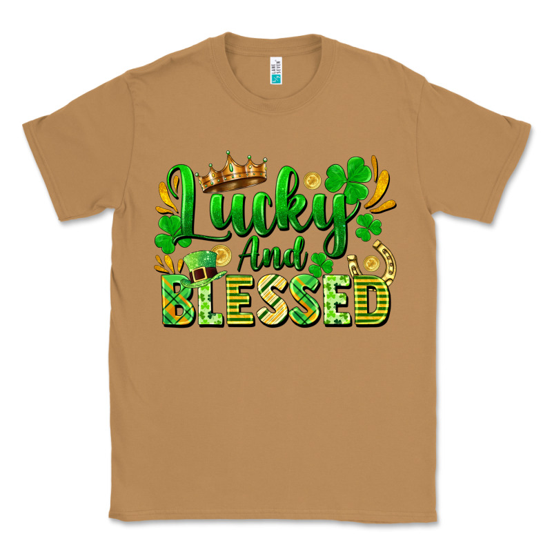 Lucky And Blessed Classic Tee by FaDigitalArtStudio | Teevron