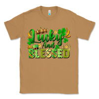 Toasted Coconut lucky and blessed Classic Tee - FaDigitalArtStudio