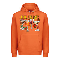 Carrot Cheers Christmas Coctail Premium Hoodie - AdoDesignShop