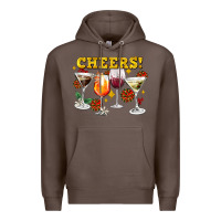 Coffee Cheers Christmas Coctail Premium Hoodie - AdoDesignShop