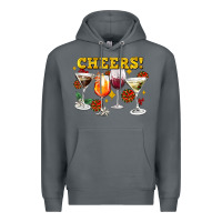 Rock Cheers Christmas Coctail Premium Hoodie - AdoDesignShop