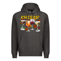 Smoke Cheers Christmas Coctail Premium Hoodie - AdoDesignShop
