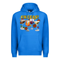 True Royal Cheers Christmas Coctail Premium Hoodie - AdoDesignShop