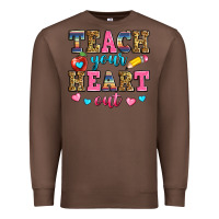 Chestnut teach your heart out Premium Sweatshirt - Zillion Design Studio