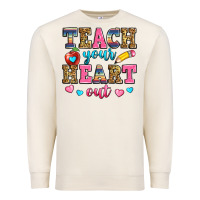 Sandshell teach your heart out Premium Sweatshirt - Zillion Design Studio