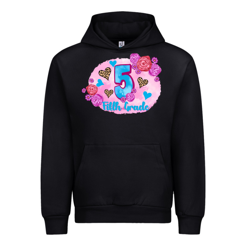 Back To School Flowers Fifth Grade 3200x2400 Urban Hoodie by AdoDesignShop | Teevron