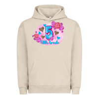 Pigment French Oak back to school flowers fifth grade 3200x2400 Urban Hoodie - AdoDesignShop