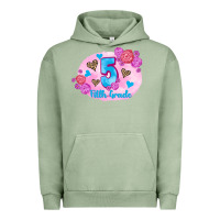 Pigment Oil Green back to school flowers fifth grade 3200x2400 Urban Hoodie - AdoDesignShop